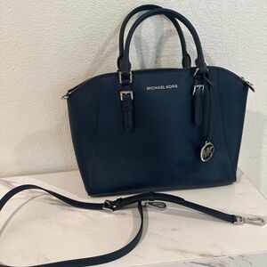 Michael Kors Dark Blue Satchel
